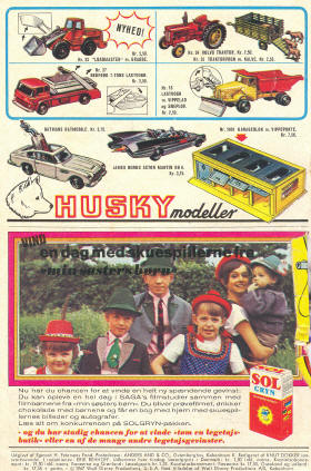 Husky modeller i Anders And & Co. nr. 42, 1967