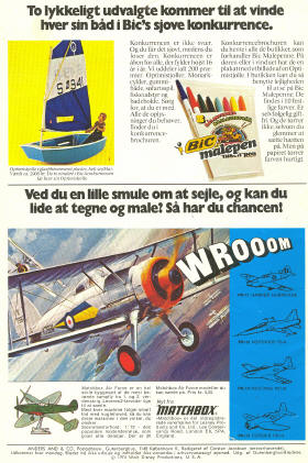 Matchbox samlest i Anders And & Co. nr. 18, 1974