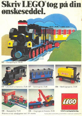 Lego tog i Anders And & Co. nr. 45, 1975