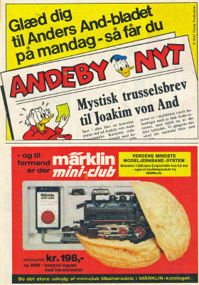 rklin mini-club i Anders And & Co. nr. 43, 1977